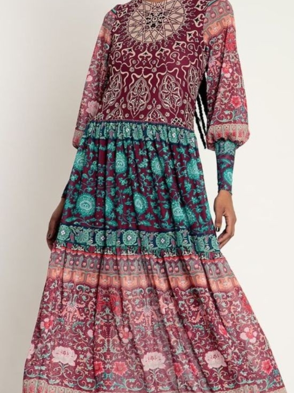 Blackmilk Floral Boho Maxi Dress